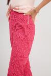 Wallis Pink Lace Suit Flare Trousers thumbnail 4