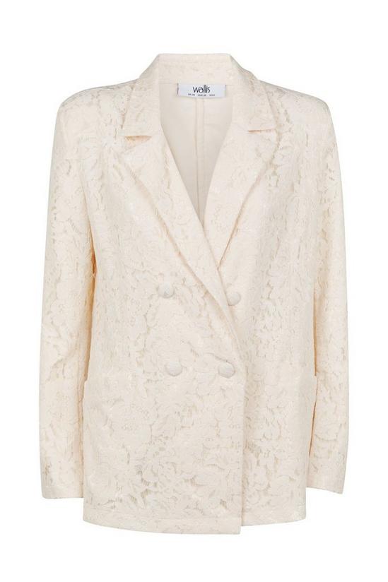 Wallis Ivory Lace Suit Jacket 5