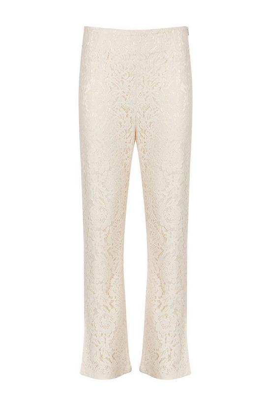 Wallis Ivory Lace Suit Flare Trousers 5