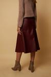 Wallis Tall Faux Leather A Line Skirt thumbnail 3