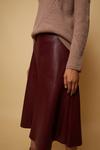 Wallis Tall Faux Leather A Line Skirt thumbnail 4