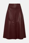 Wallis Tall Faux Leather A Line Skirt thumbnail 5