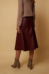 Wallis Faux Leather A Line Skirt thumbnail 3