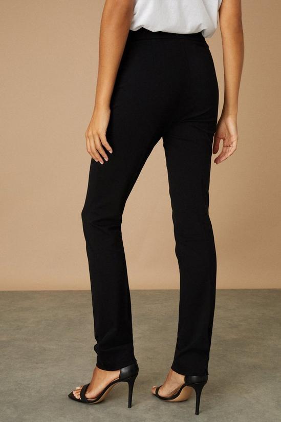 Trousers, Tall Black Ponte Trousers