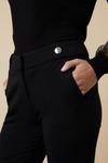 Wallis Petite Black Ponte Trousers thumbnail 4