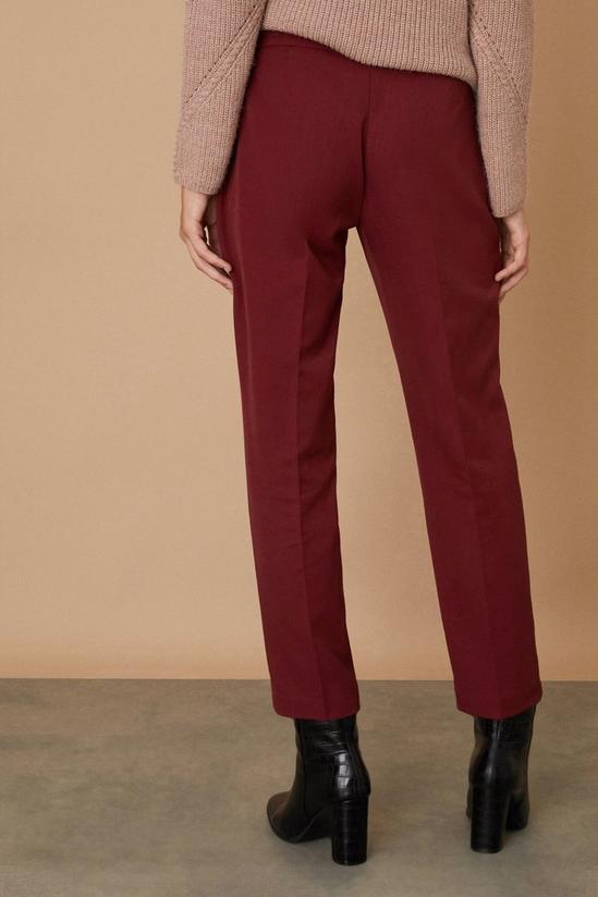 Wallis Berry Smart Tapered Leg Trousers 3