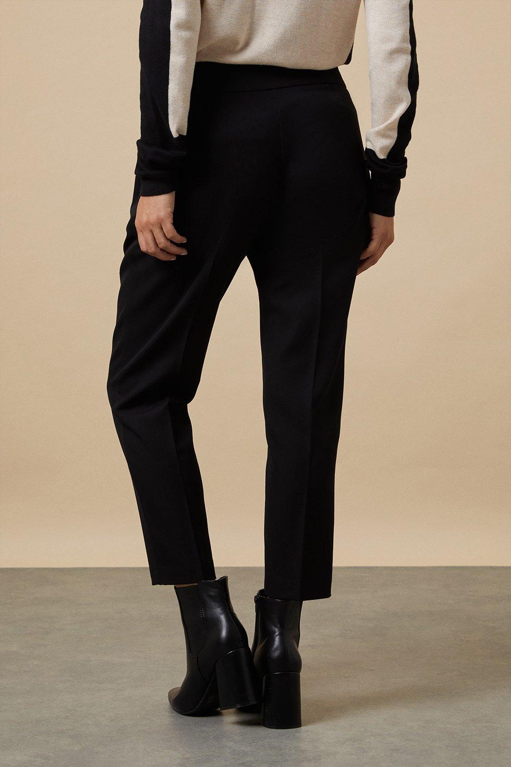 Black shop ankle trousers