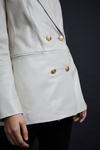 Wallis Cream Leather Suit Blazer thumbnail 6