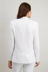 Wallis White Sequin Single Breasted Suit Blazer thumbnail 3