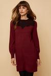 Wallis Contrast Lace Knitted Dress thumbnail 2