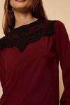 Wallis Contrast Lace Knitted Dress thumbnail 4