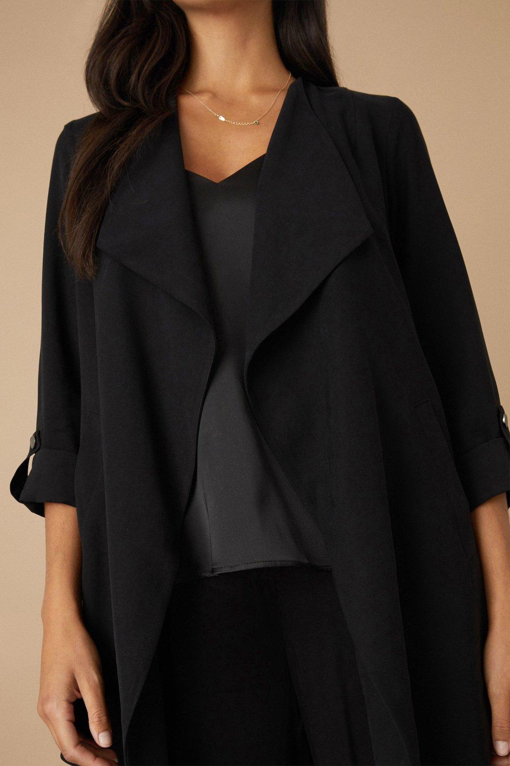 Wallis on sale waterfall coat