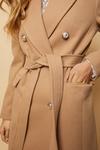 Wallis Tailored Belted Wrap Coat thumbnail 4