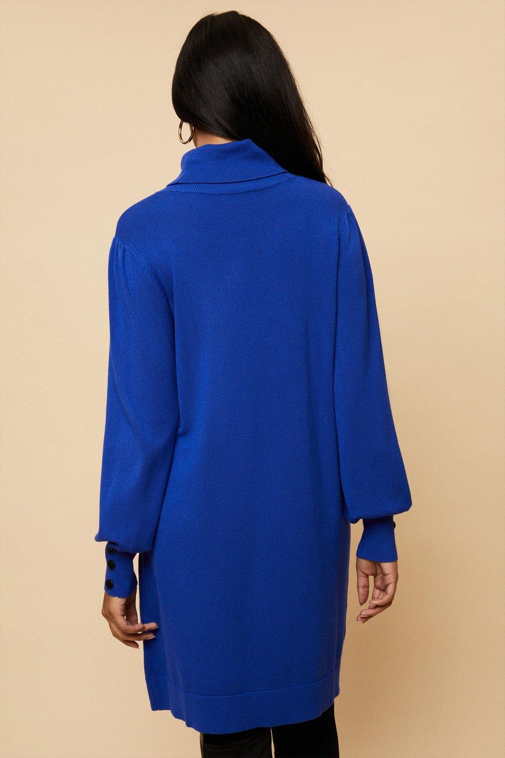 Royal blue hot sale jumper dress