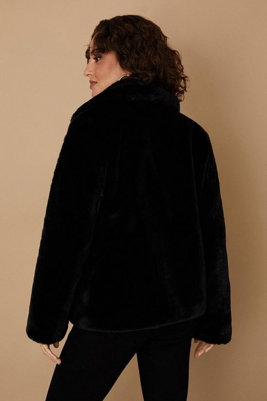 Wallis Faux Fur Plush Short Coat 3