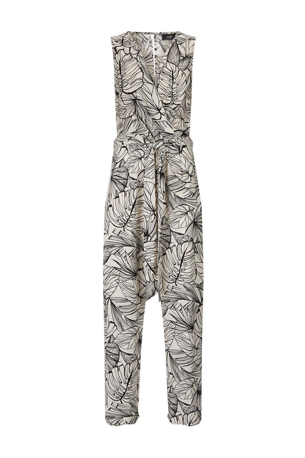 Wallis palm best sale print jumpsuit