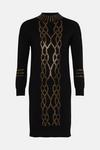 Wallis Black Hotfix Cable Embellished Tunic Dress thumbnail 5