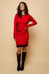 Wallis Tall Red Stud Trimmed Block Dress thumbnail 2