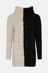 Wallis Cable knit Pearl Front Contrast Jumper thumbnail 5