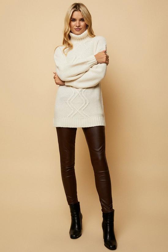 Wallis Cable knit Front Tunic 2