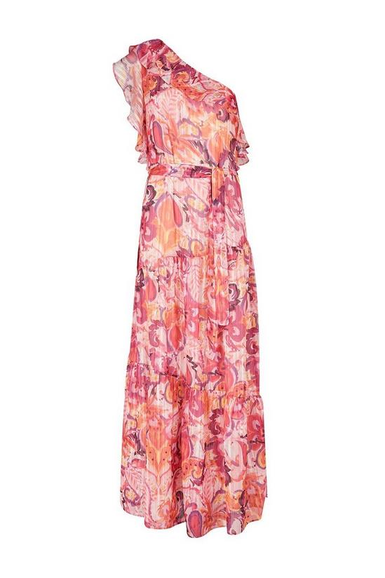 Wallis Pink Abstract Off Shoulder Dress 5