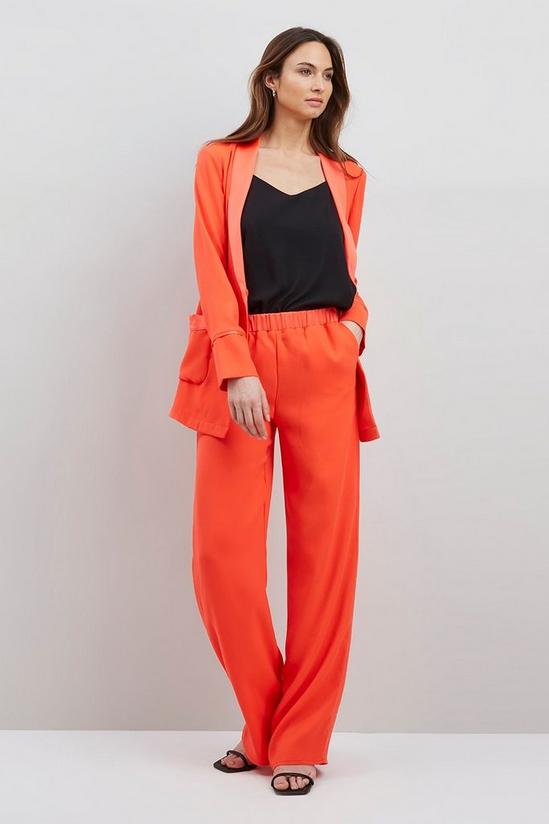 Wallis Orange Satin Suit Trousers 1