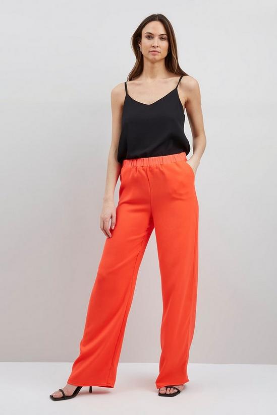 Wallis Orange Satin Suit Trousers 2