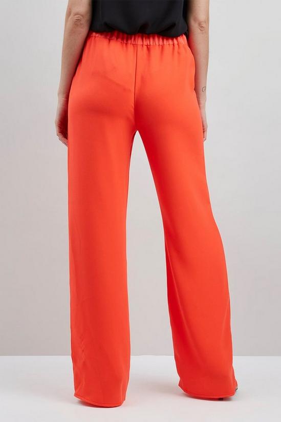 Wallis Orange Satin Suit Trousers 3