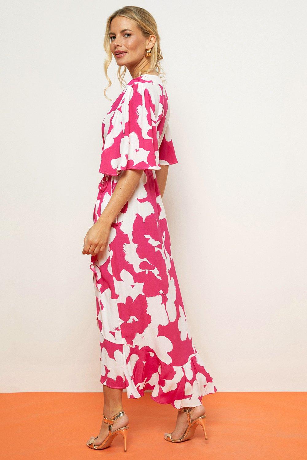 Wallis pink best sale floral dress