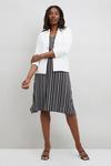 Wallis Black Stripe Twist Front Jersey Dress thumbnail 2