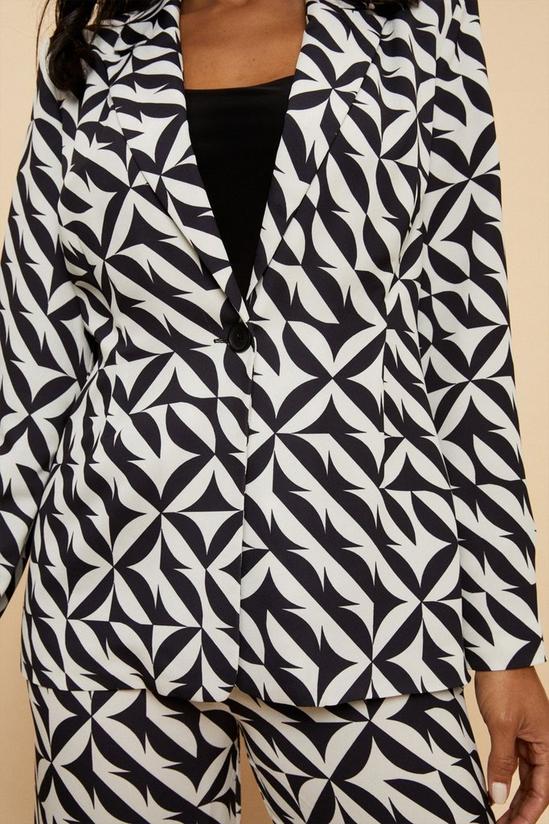 Wallis Monochrome Geo Suit Blazer Jacket 4