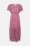 Wallis Petite Paisley Shirred Waist Dress thumbnail 5