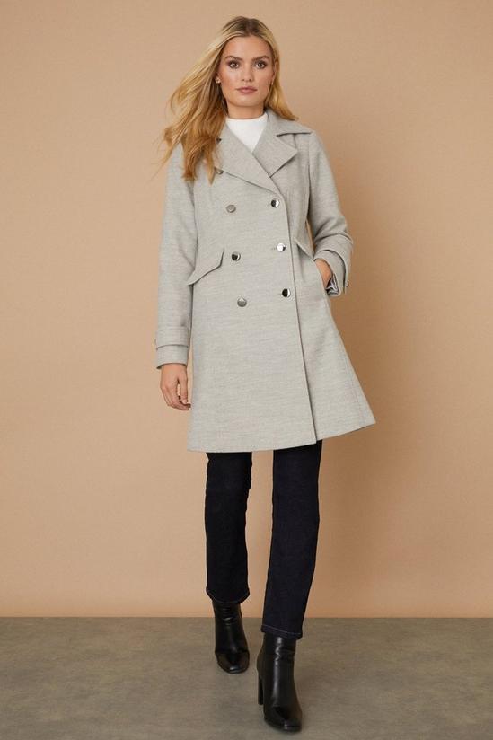 Wallis Double Breasted Military Coat 1