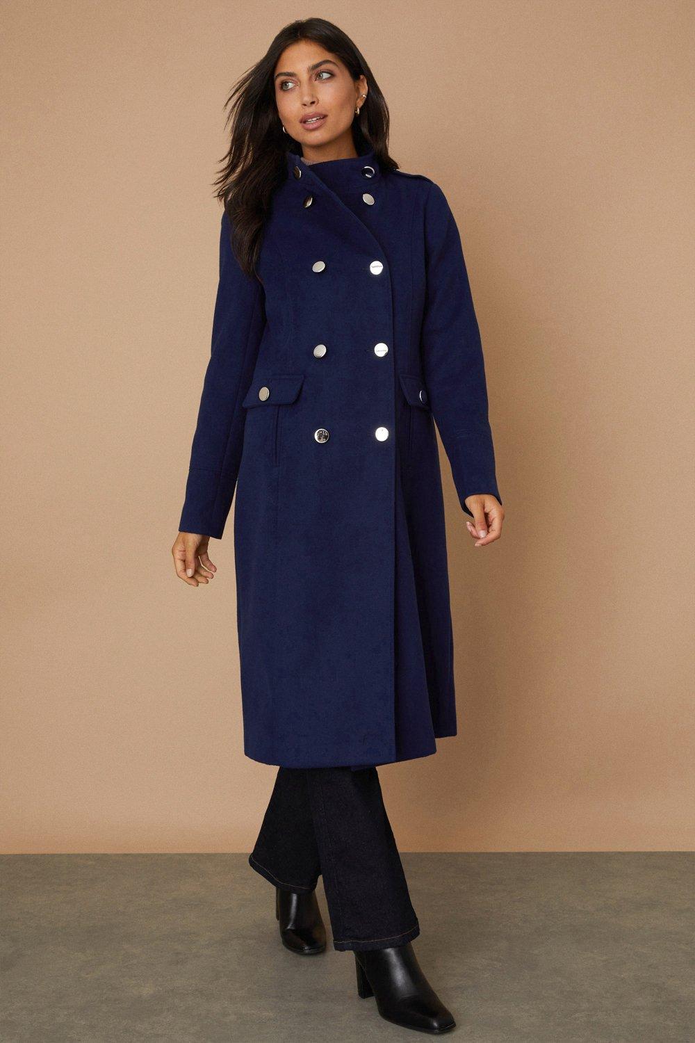 Navy military outlet coat