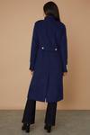 Wallis Double Breasted Funnel Longline Military Coat thumbnail 3