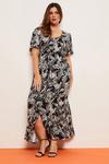 Wallis Curve Mono Fern Jersey Maxi Dress thumbnail 2