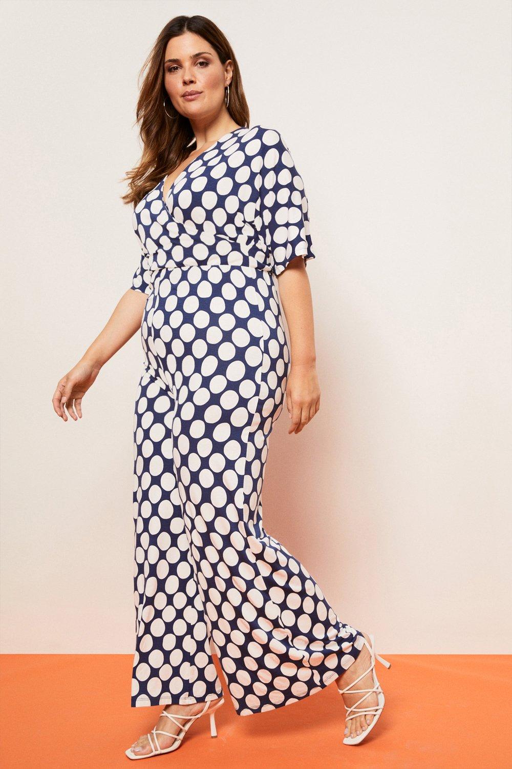 Wallis polka dot sales jumpsuit