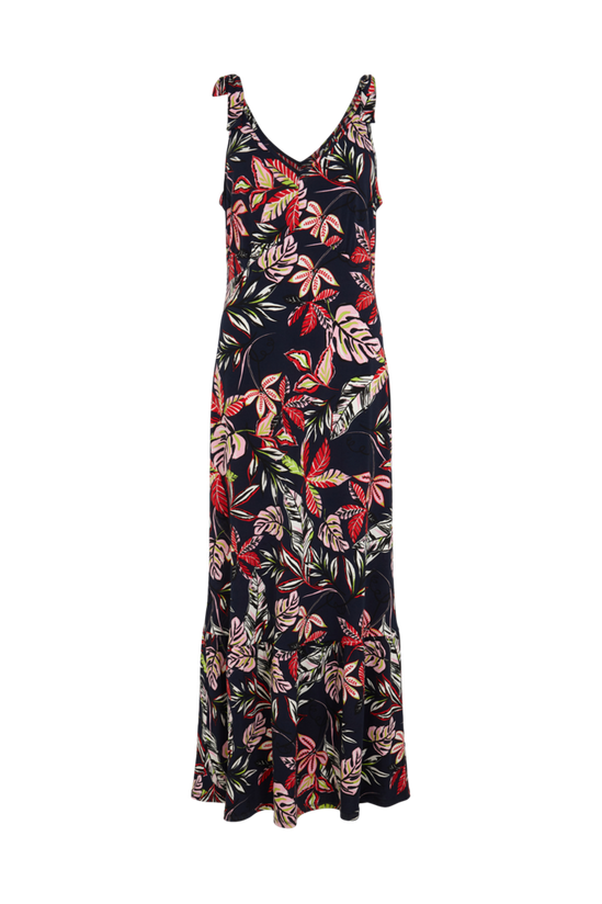 Wallis Tall Leaf Print Jersey Tie Maxi Dress 5