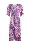 Wallis Petite Lilac Feather Jersey Button Dress thumbnail 5