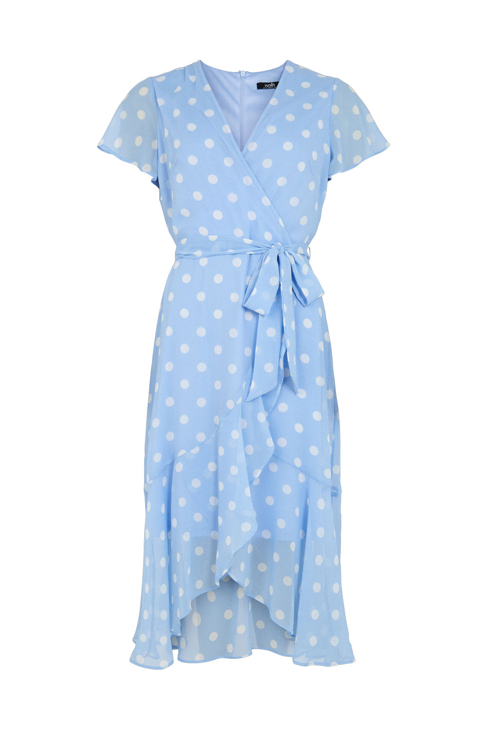 Wallis blue on sale polka dot dress