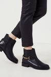 Wallis Leather Waterlily Snaffle Detail Ankle Boots thumbnail 1