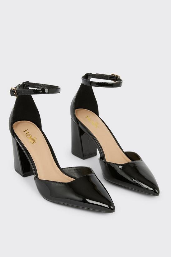 Wallis Elena Two Part Pointed Court Shoes 3