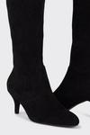 Wallis Kinsley Stretch Low Stiletto Heel Knee High Boots thumbnail 3
