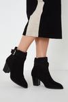 Wallis Autumn Cross Strapped Heeled Ankle Boots thumbnail 1