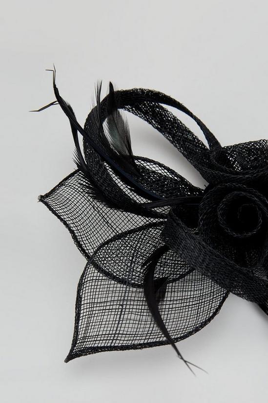 Wallis Feather And Bow Fascinator 1