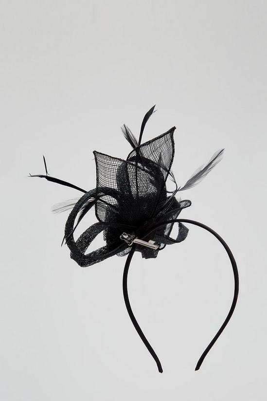 Wallis Feather And Bow Fascinator 2