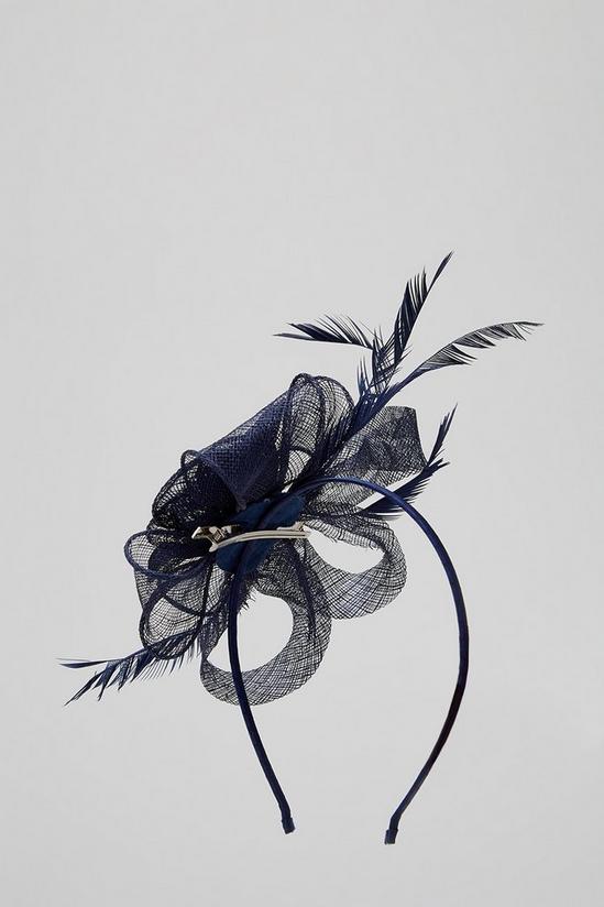 Wallis Flower And Bow Fascinator 3