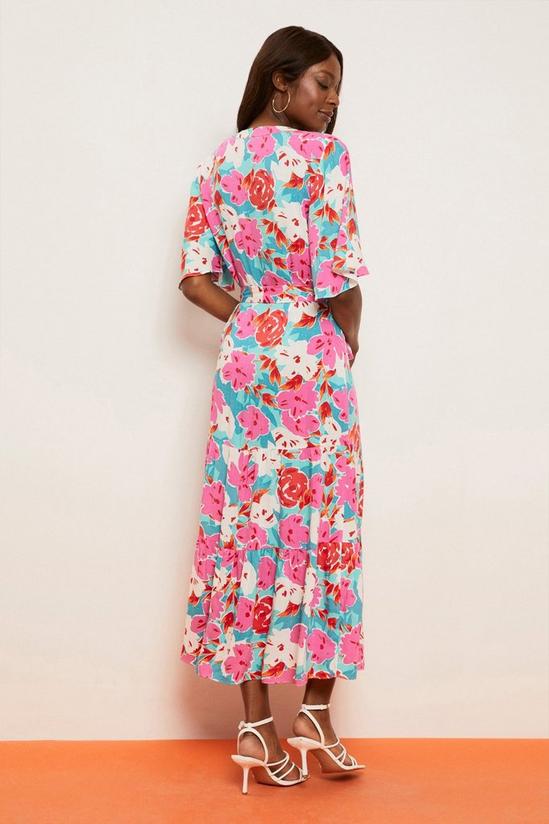 Wallis Tall Floral Print Button Through Shirt Dress 3