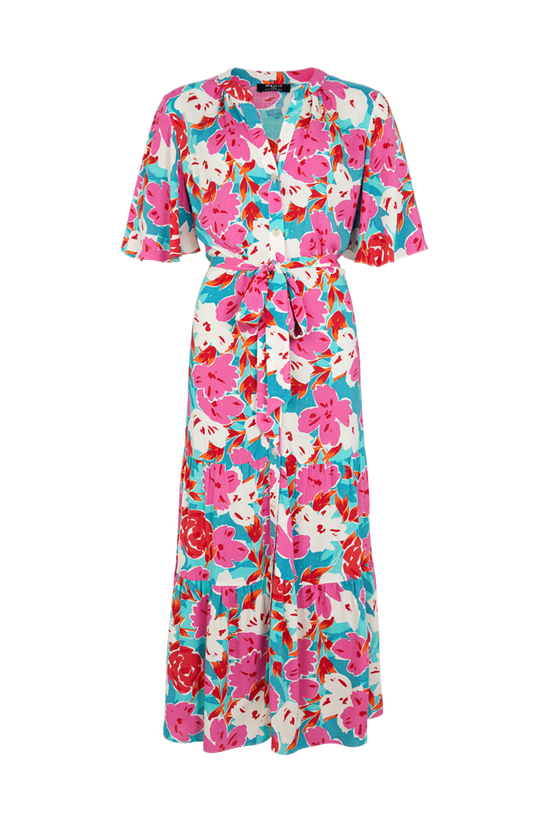 Wallis Tall Floral Print Button Through Shirt Dress 5