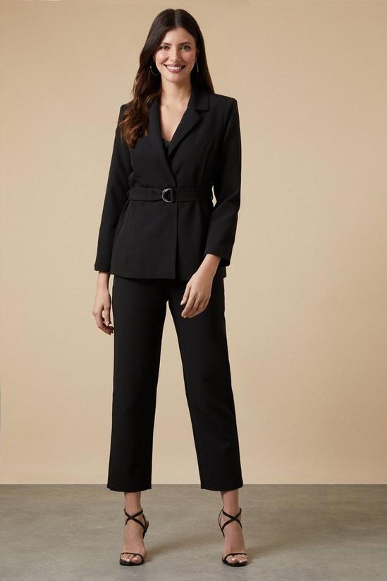 Wallis D-ring Belted Single Breasted Suit Blazer 2